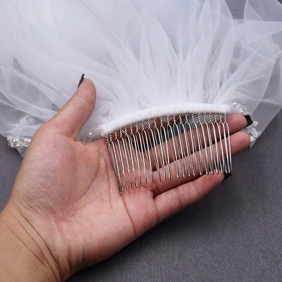 Elegant White Wedding Veil